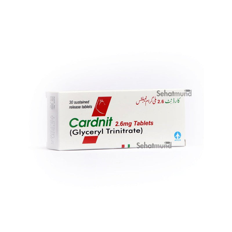 Tab Cardnit 2.6mg