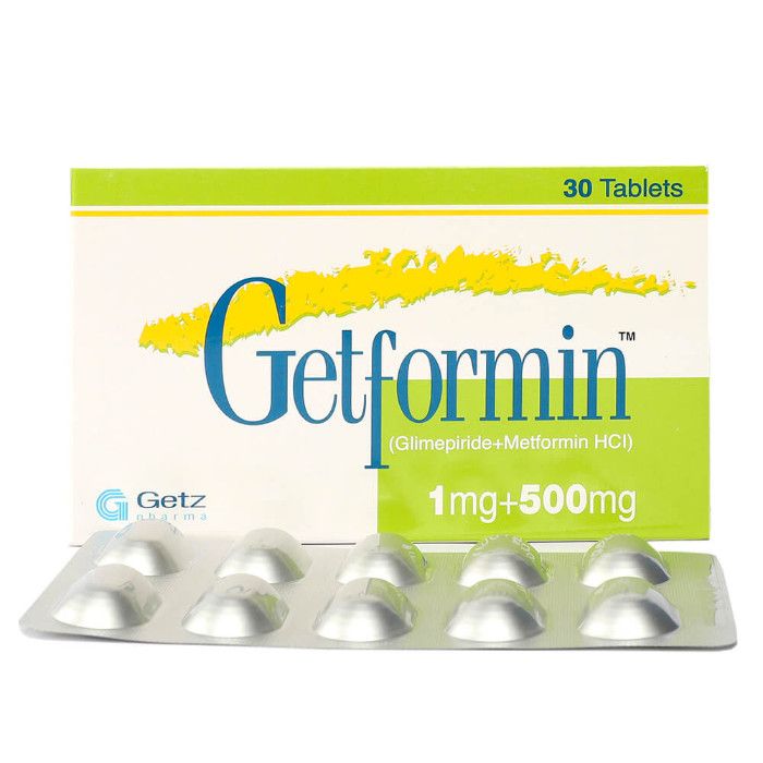 Tab Getformin 2/500mg
