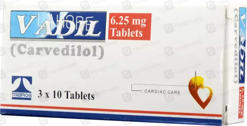 Tab Vadil 6.25mg