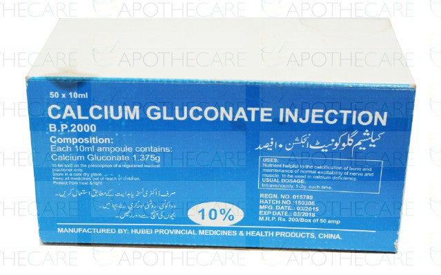 Inj Calcium Gluconate