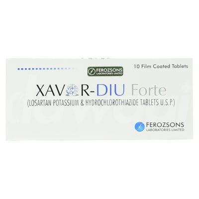 Tab Xavor-DIU Forte 100/25mg