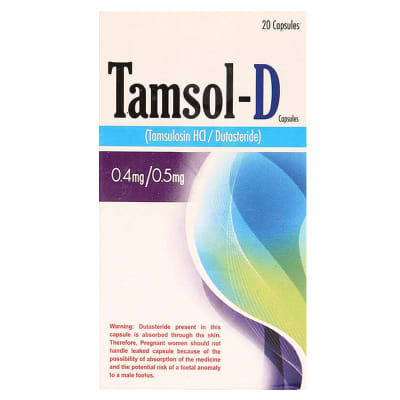 Cap Tamsol-D 30's 0.4/0.5mg