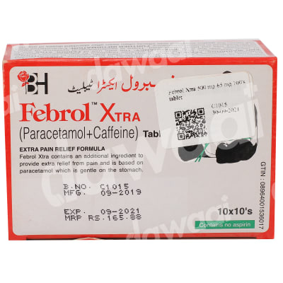 Tab Febrol Xtra 500/65mg