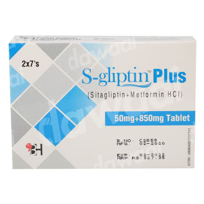 Tab S-Gliptin Plus 50/850mg
