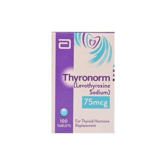 Tab Thyronorm 100's 75mcg