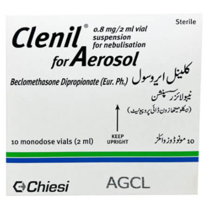 Neb Clenil 10's 0.8mg