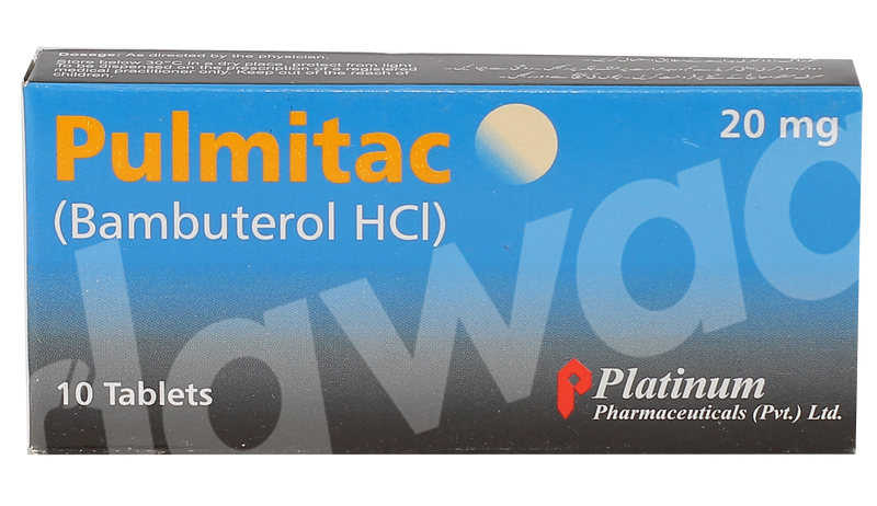 Tab Pulmitac 20's 10mg