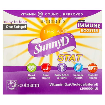 SCap Sunny D Stat 4's 200000iu