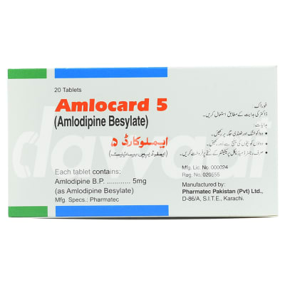 Tab Amlocard 30's 5mg