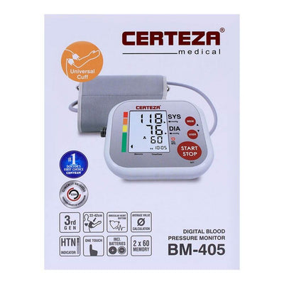 BA Digital Bp Monitor Certeza BM-405 Meter